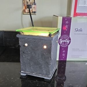 Scentsy Shale Full Size Warmer with Original Box.  Now Retired.